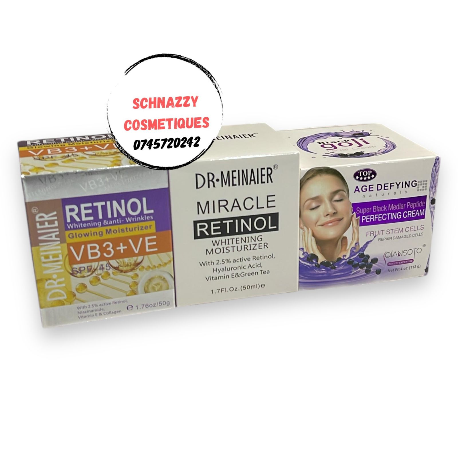 Retinol Face Cream Improve Skin Texture Skin Tone Appearance of Fine Lines Wrinkles Enlarged Pores Reveals Softer Youthful Glow Antiaging Face Cream