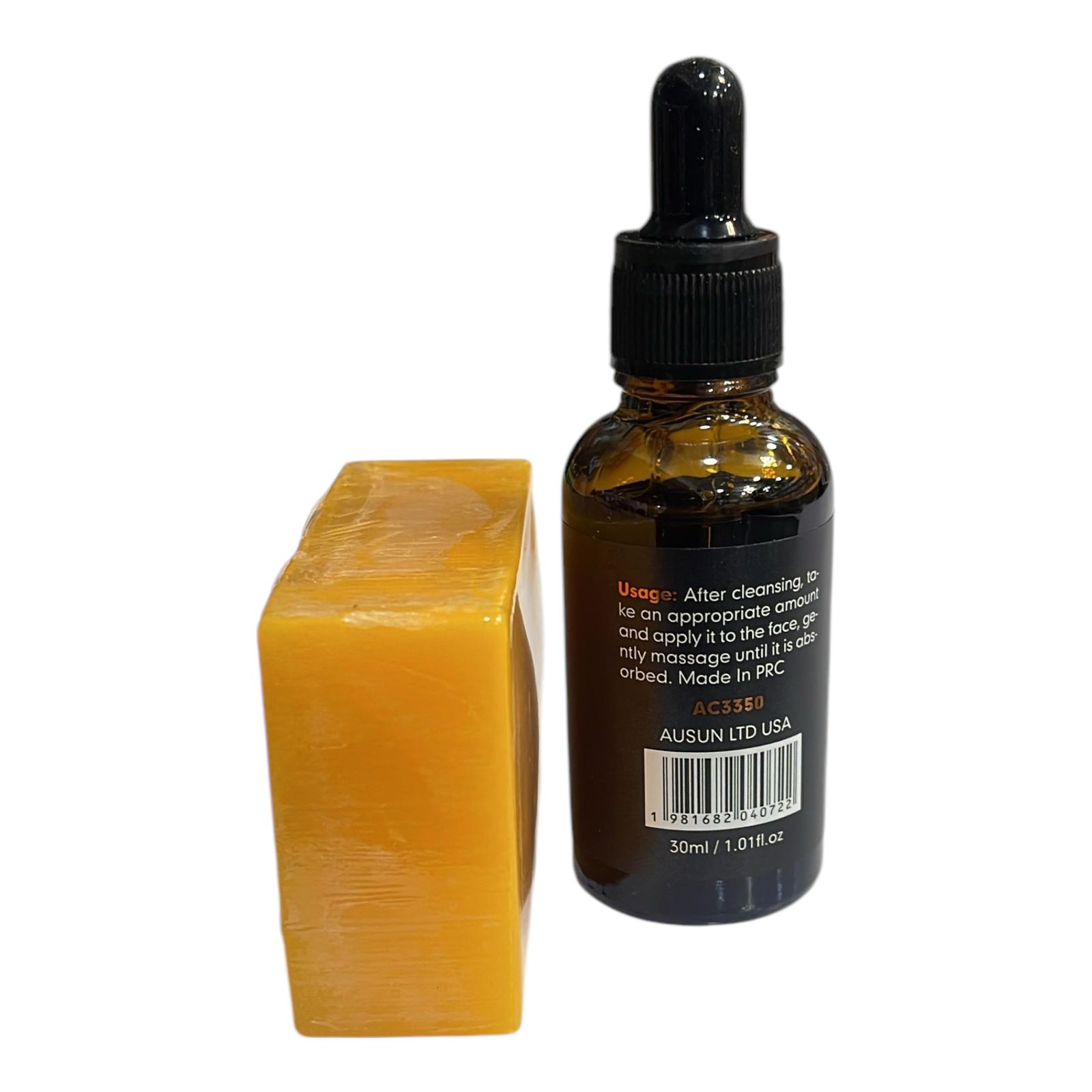 Aichun Beauty Vitamin C Brighten Skin Tone Reduce Dullness Pigmentation kin Enhance Skin Elasticity Reduce Fine Lines Boost Skin Radiance for a Healthy Youthful Glow Vitamin C Soap+Serum