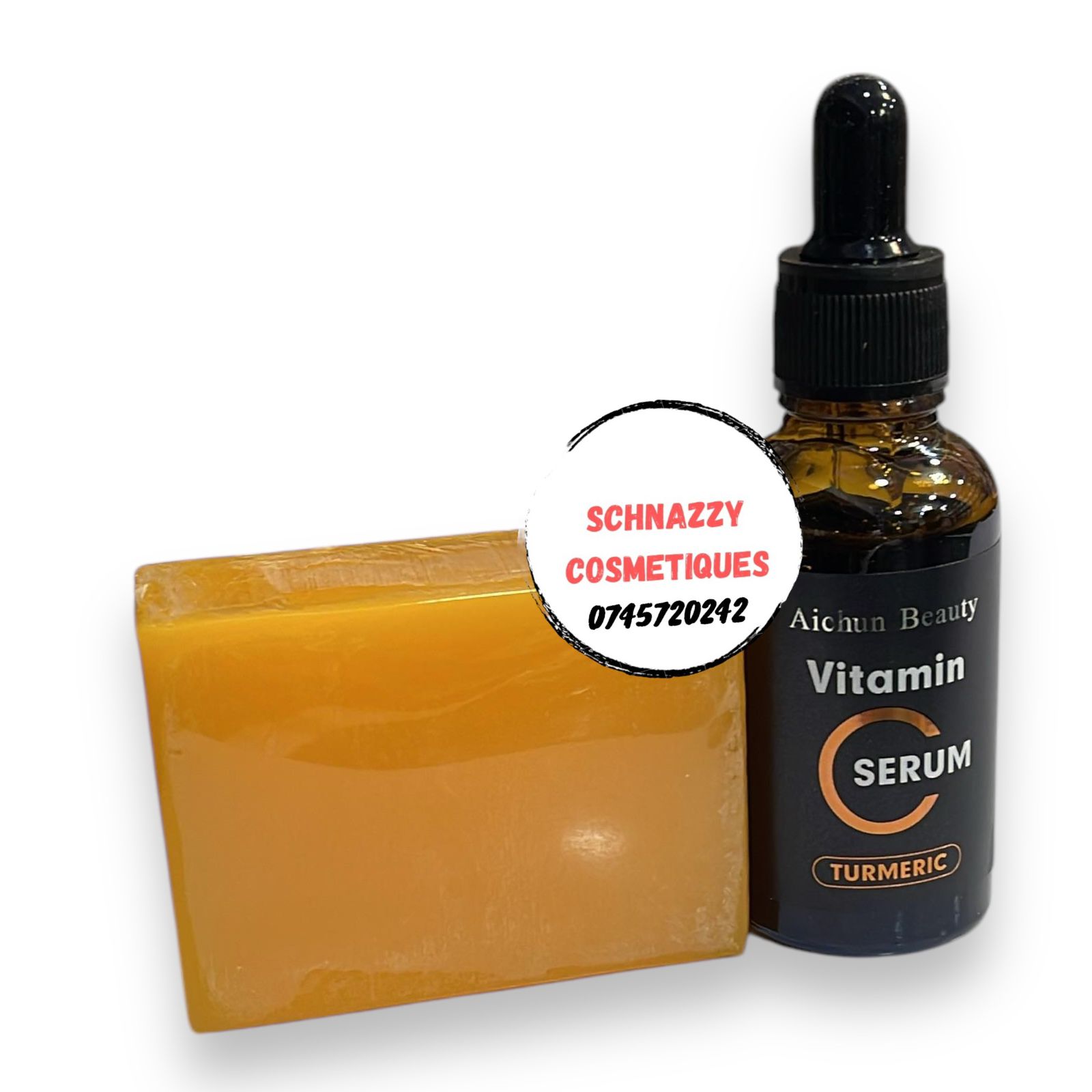 Aichun Beauty Vitamin C Brighten Skin Tone Reduce Dullness Pigmentation kin Enhance Skin Elasticity Reduce Fine Lines Boost Skin Radiance for a Healthy Youthful Glow Vitamin C Soap+Serum