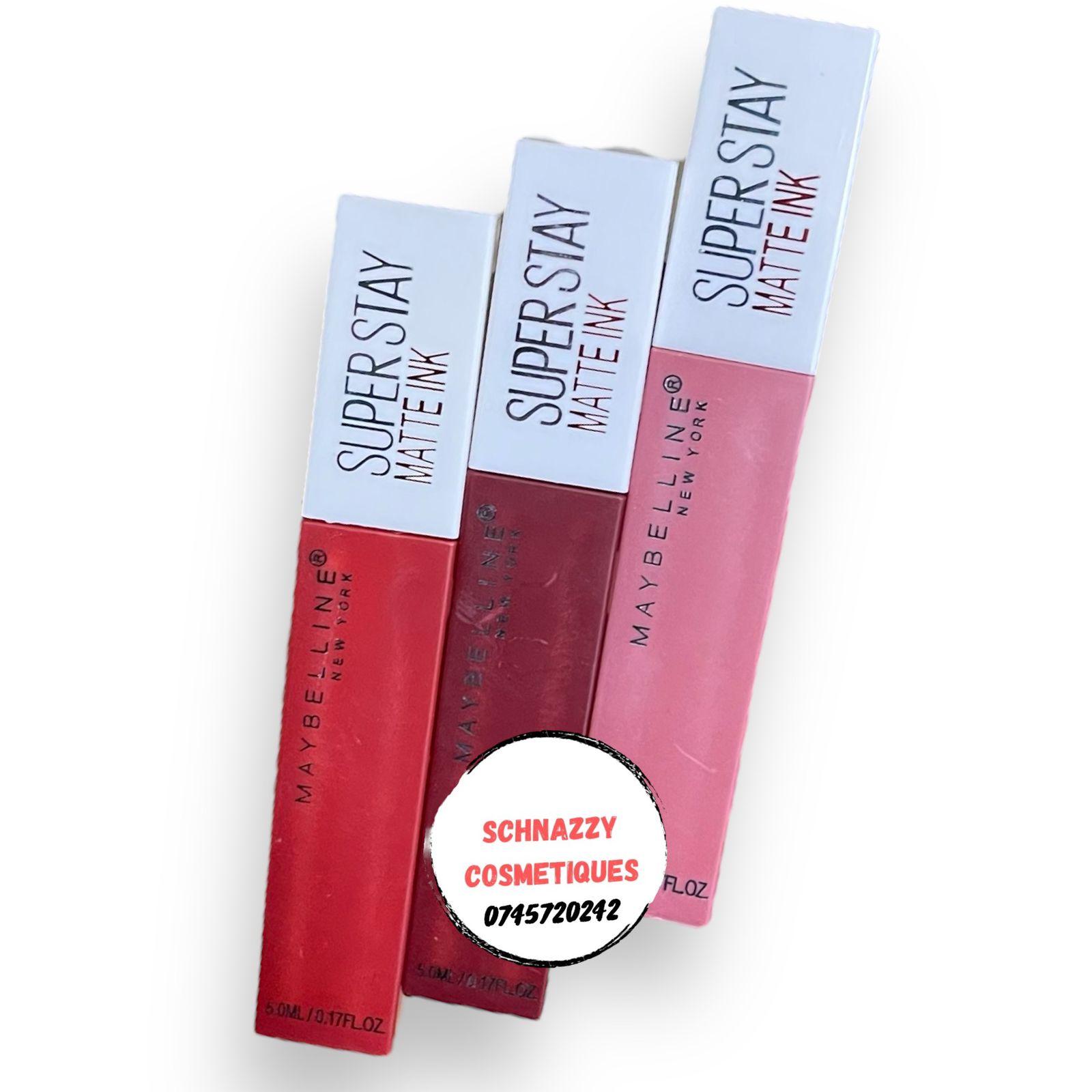 Trending New Arrivals 3pcs Matte Lippies Liquid Lipstick Set Highly Pigmented Smooth Long Lasting Non-Stick Cup Superstay