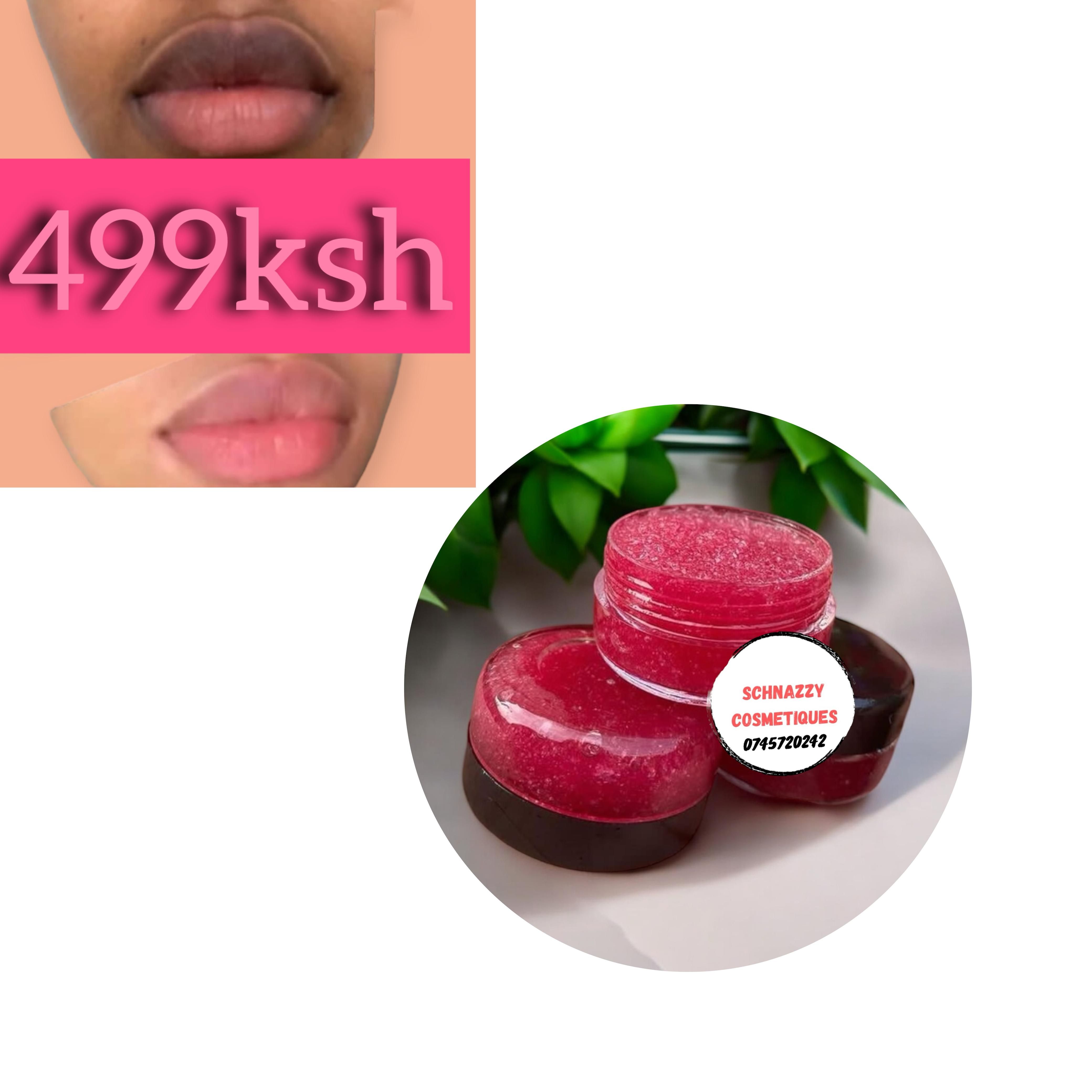 Magic Pink Lips Scrub + Pink Lips Cream Quick Easy Lip Tint Lip Therapy Organic Pink Lip Salve Cream Dark Lips Black Smoker Lips Get Rosy Pink Lips