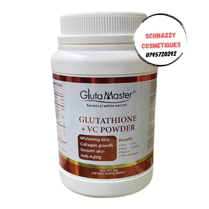 Best price for Gluta Master Powder for Hair Nails Muscles Skin Joints  Promotes Collagen Antiaging Smooth Skin Clear Skin Add Scoop in Water Juice  or Smoothie Volume-GLUTATHIONE+VITC 1001045971