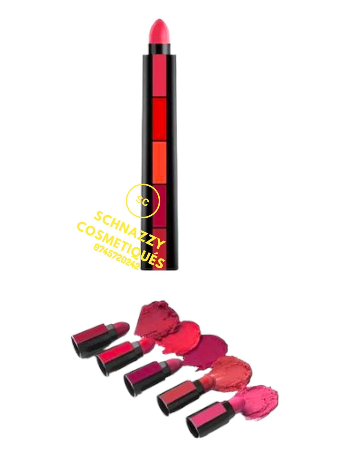 NEW!! Trending Limited Offer Sale 5 in 1 Mini Lippies Lipstick Kit Exciting Shades All You Need in One Stick 5 Cool Shades Suits All Skin Tones and Makeup Looks view 10