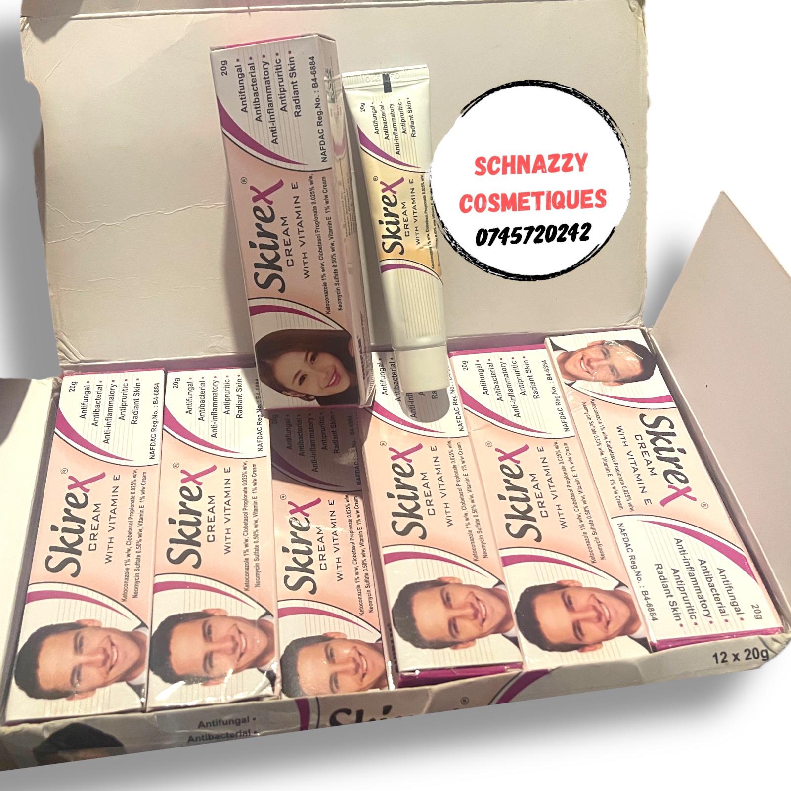 SKIREX Cream with Vitamin E Acne Pimple Marks Pollution Fairness Blemishes 30gms Apply Daily at Bedtime Short Term Treatment Melasma Discolorations