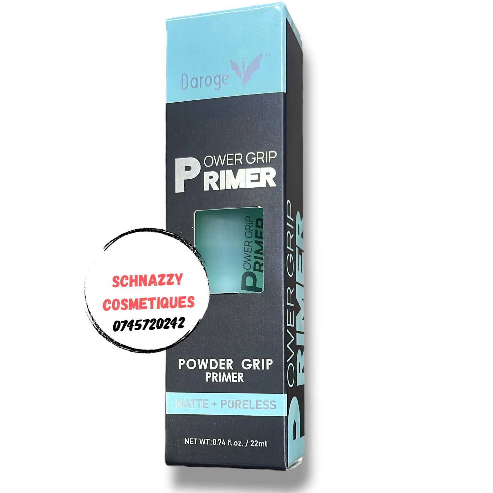 Power Powder Grip Primer Matte + Poreless 22ml Multi-Purpose Primer Preps Skin Fills In Fine Lines Evens Out Makeup for a Long-Lasting Matte Finish