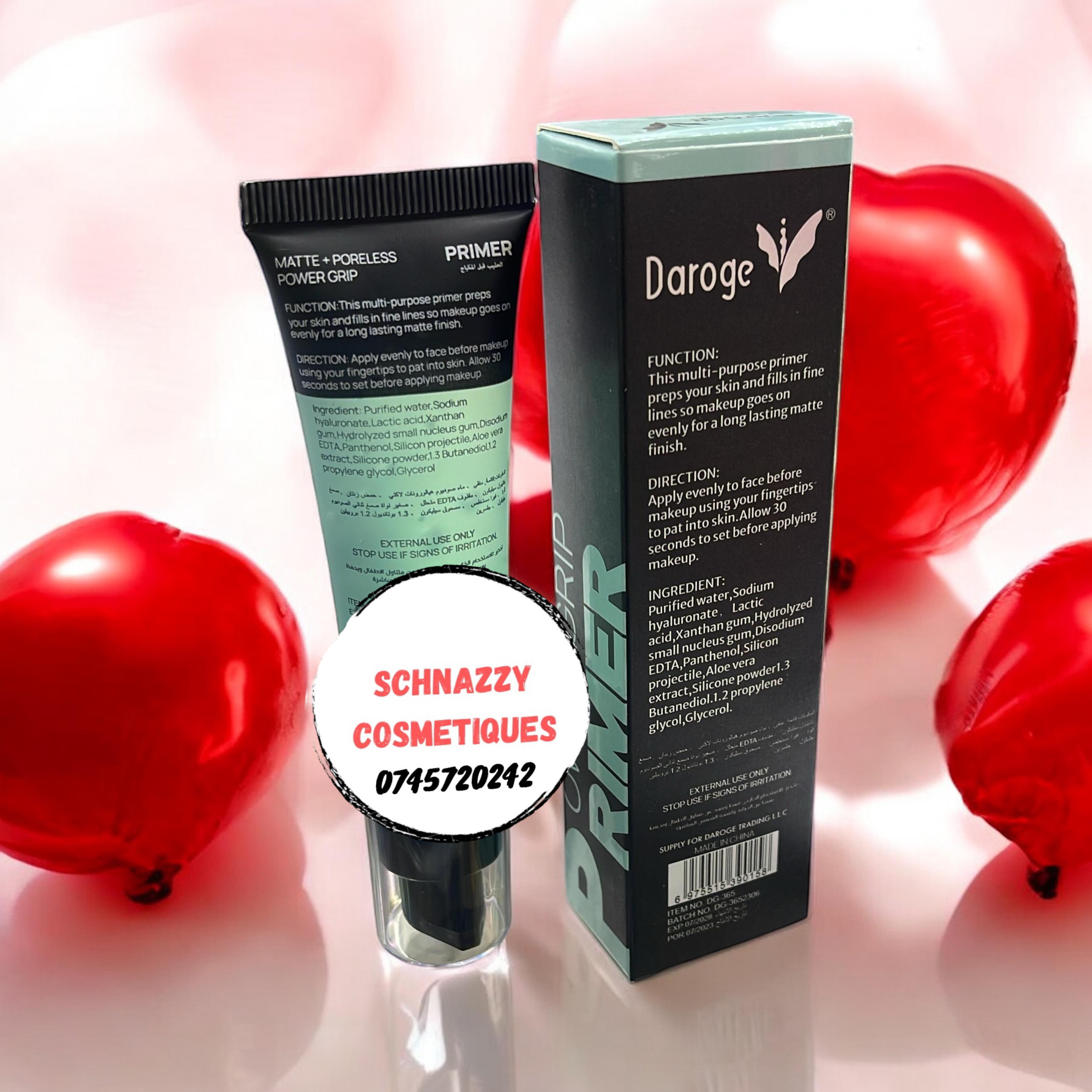 Power Powder Grip Primer Matte + Poreless 22ml Multi-Purpose Primer Preps Skin Fills In Fine Lines Evens Out Makeup for a Long-Lasting Matte Finish