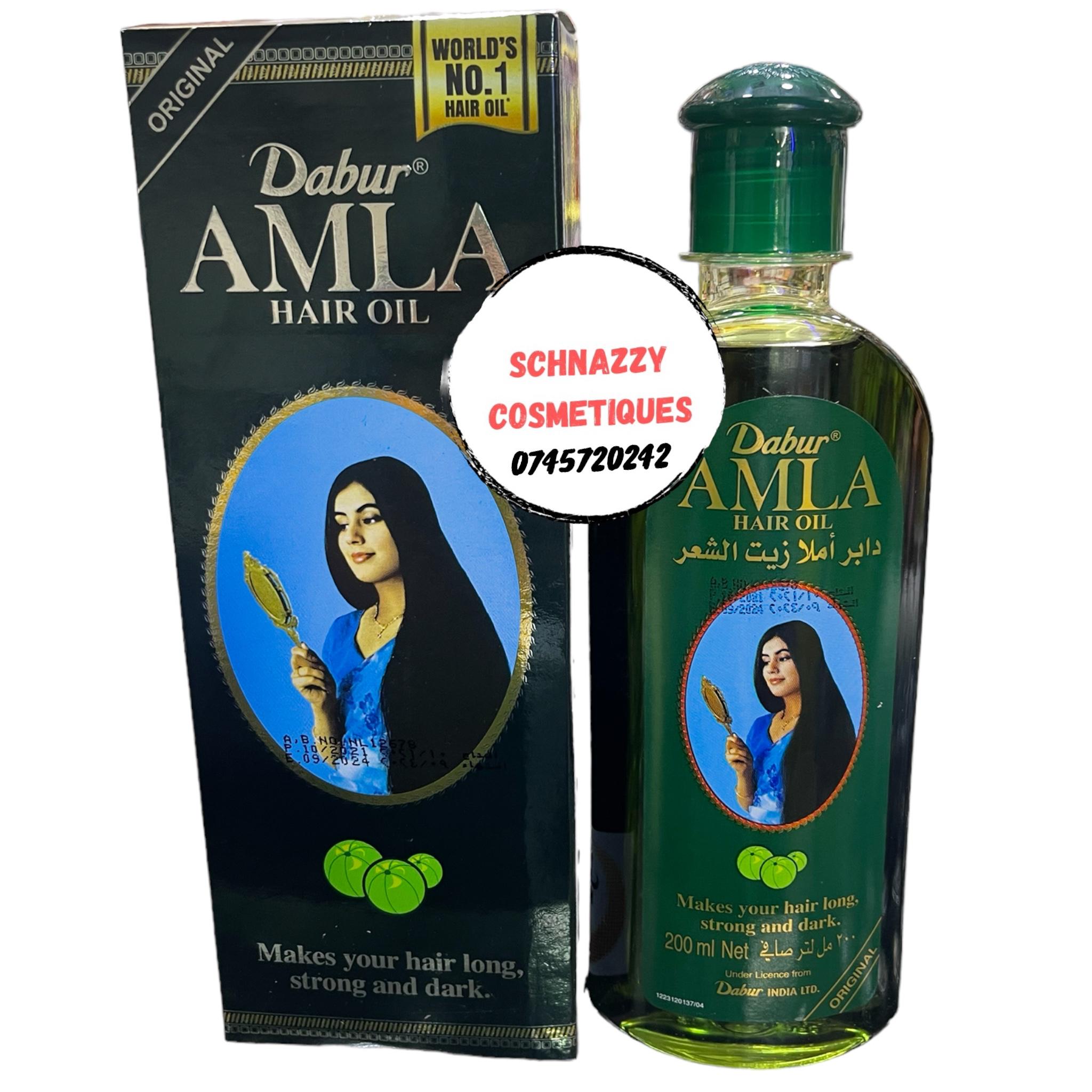 Dabur Amla Hair Oil Improve Quality of Hair Healthy Scalp Circulation Thicker Stronger Hair Strands Promotes Vibrant Roots Stimulates Hair Growth Stronger Longer Thicker Hair