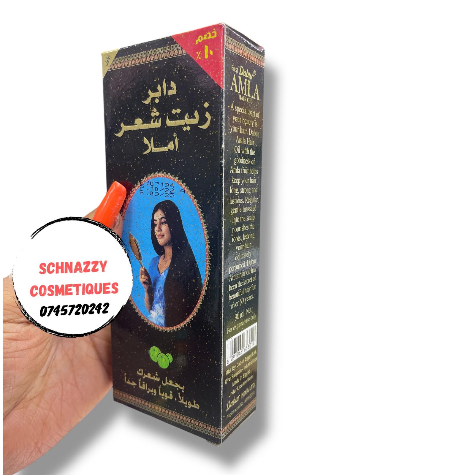 Dabur Amla Hair Oil Improve Quality of Hair Healthy Scalp Circulation Thicker Stronger Hair Strands Promotes Vibrant Roots Stimulates Hair Growth Stronger Longer Thicker Hair