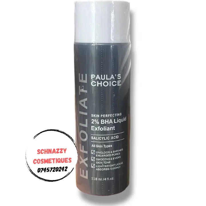 Paula's Choice Skin Perfecting 2% BHA Salicylic Acid Soothing Green Tea Fast absorbing removes dead skin cells and fights Breakouts, Blackheads, Reduce enlarged pores, Dull skin Quickly calms redness