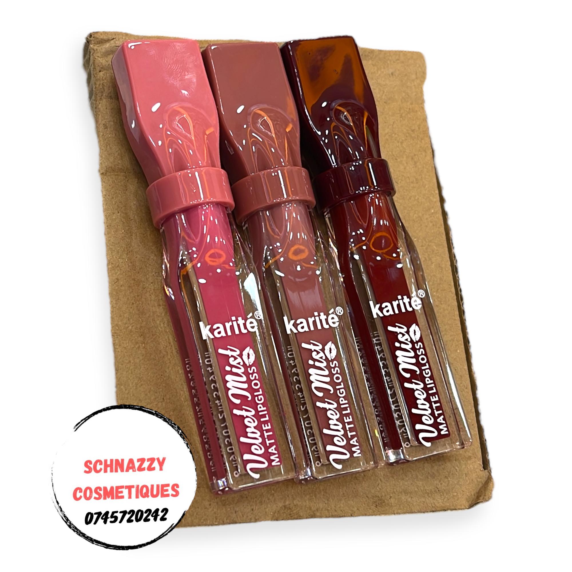Glossy Lipoil Lipstick 3pcs Beaute Lippies Glide Smoothly Liquid Lipstick Set Highly Pigmented Long Lasting Non-Sticky view 5