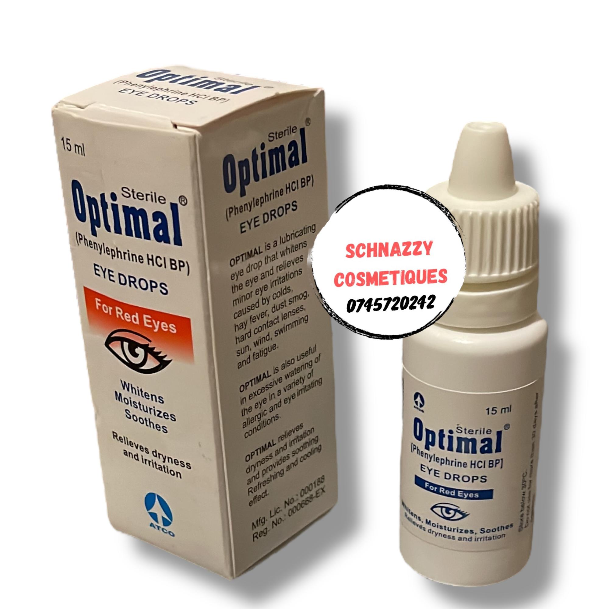 OPTIMAL Sterile Eyedrops for Red Eyes Relieves Dryness Irritation Sensitivity to Dust Light Exhaustion Whitens Moisturises Soothes Brighter Clear Eyes in Secs #eyewhitening