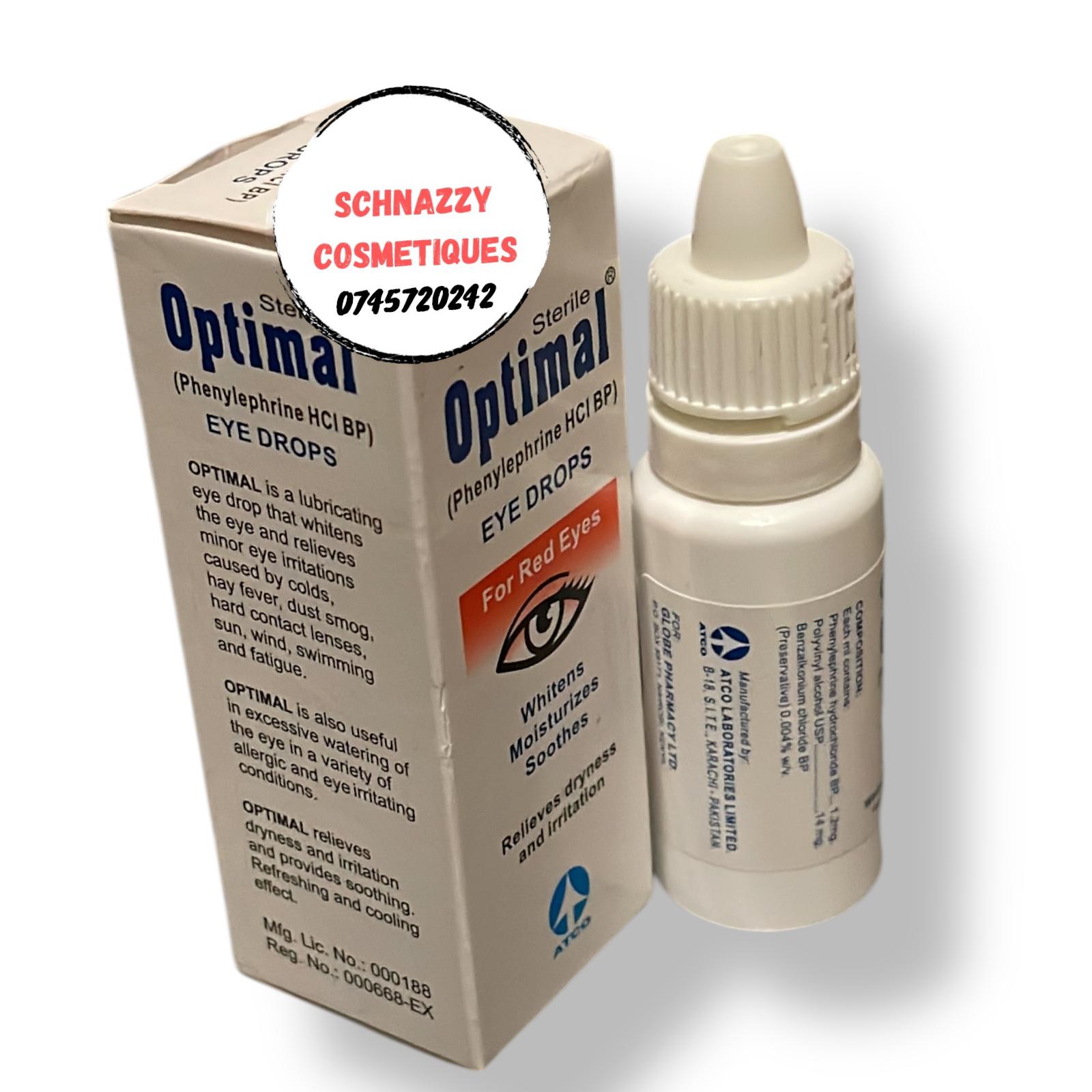 OPTIMAL Sterile Eyedrops for Red Eyes Relieves Dryness Irritation Sensitivity to Dust Light Exhaustion Whitens Moisturises Soothes Brighter Clear Eyes in Secs #eyewhitening