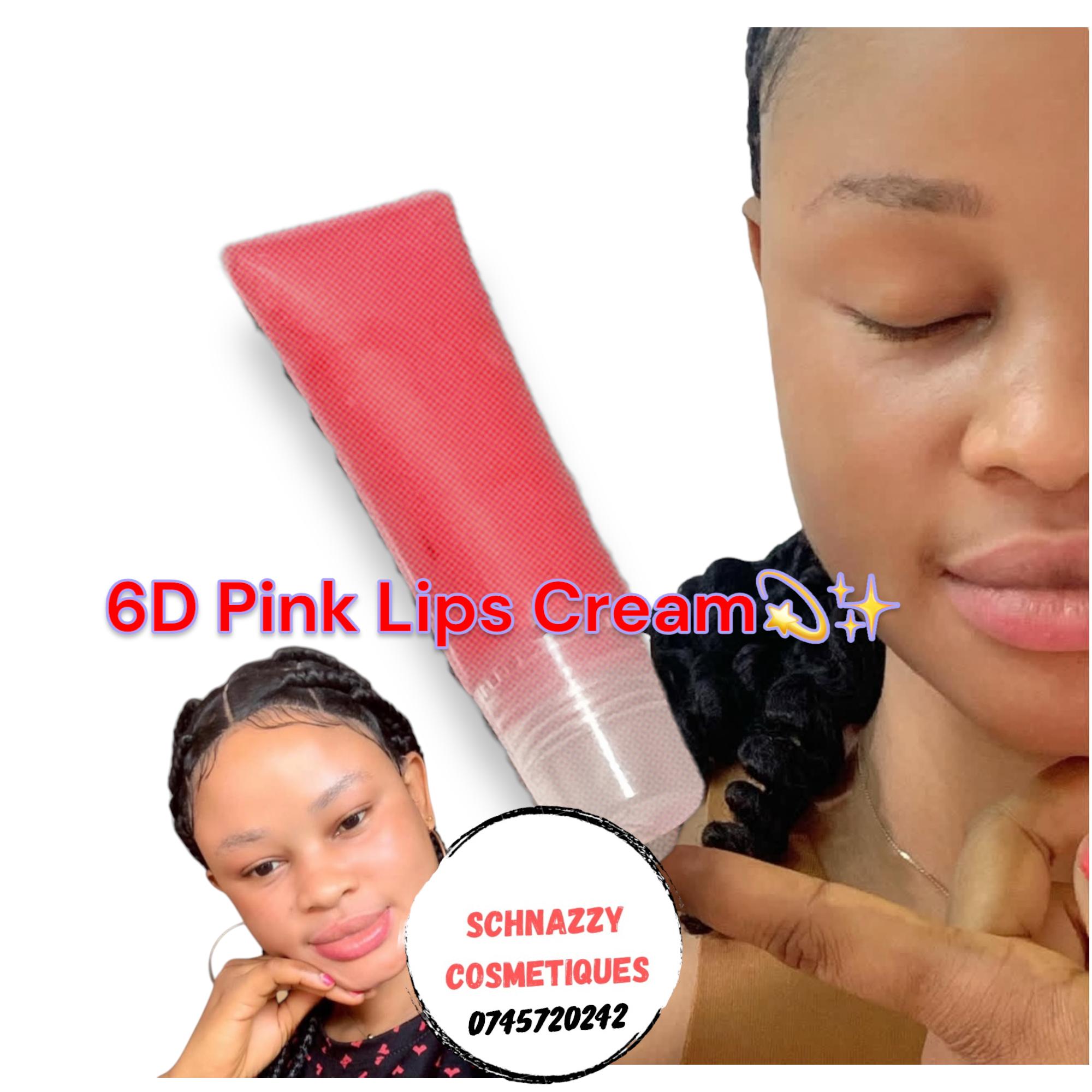 6D Pink Lips Lightening Cream Deep Change Quick Easy Lip Tint Lip Therapy Organic Pink Lip Salve Cream Dark Lips Black Smoker Lips Get Rosy Pink Lips