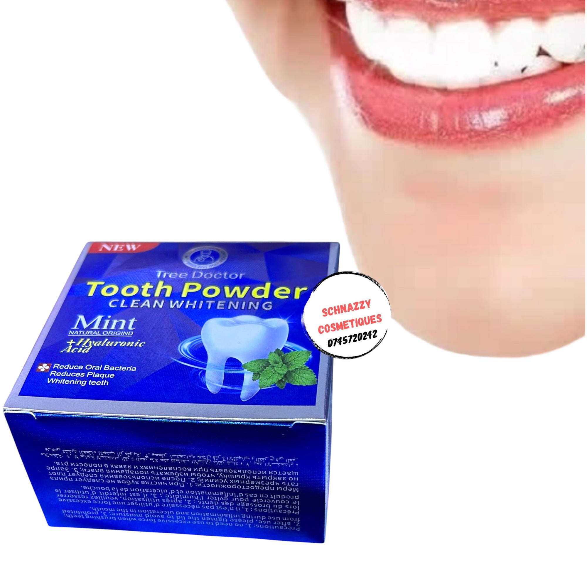 Teeth Whitening 50g Tooth Powder Unisex Clean Whitening Reduce Oral Bacteria Reduce Plaque Freshens Breath Deep Cleansing Quality Oral Health Sparkling Smile