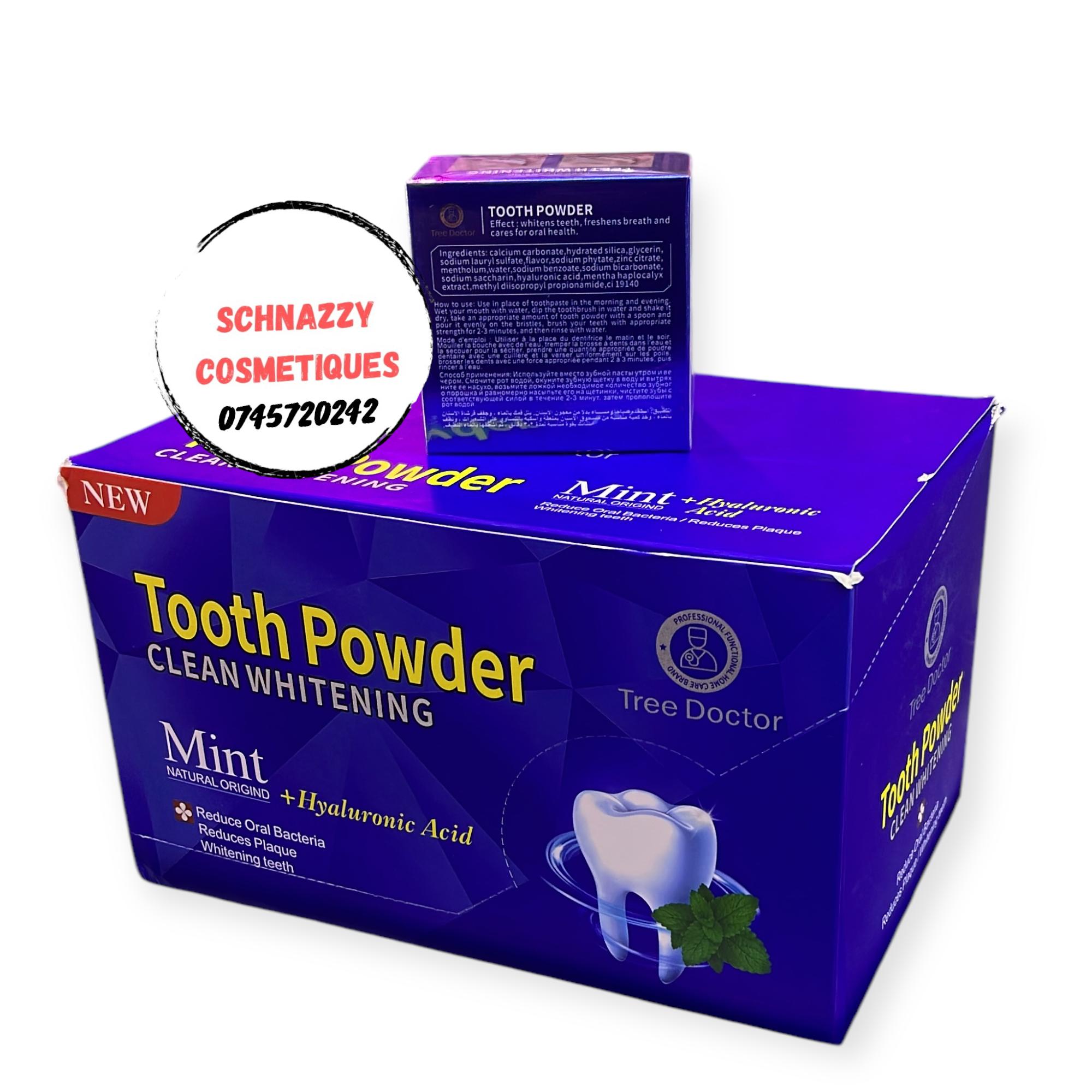 Teeth Whitening 50g Tooth Powder Unisex Clean Whitening Reduce Oral Bacteria Reduce Plaque Freshens Breath Deep Cleansing Quality Oral Health Sparkling Smile