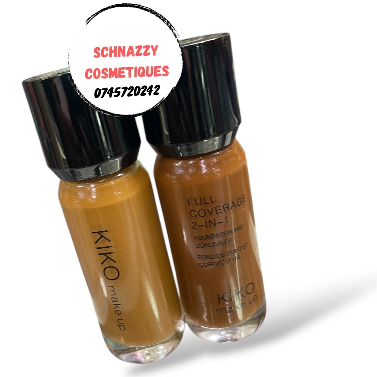 KIKO Makeup 2in1 Foundation and Concealer Longwear Liquid Foundation Full Coverage Blendable