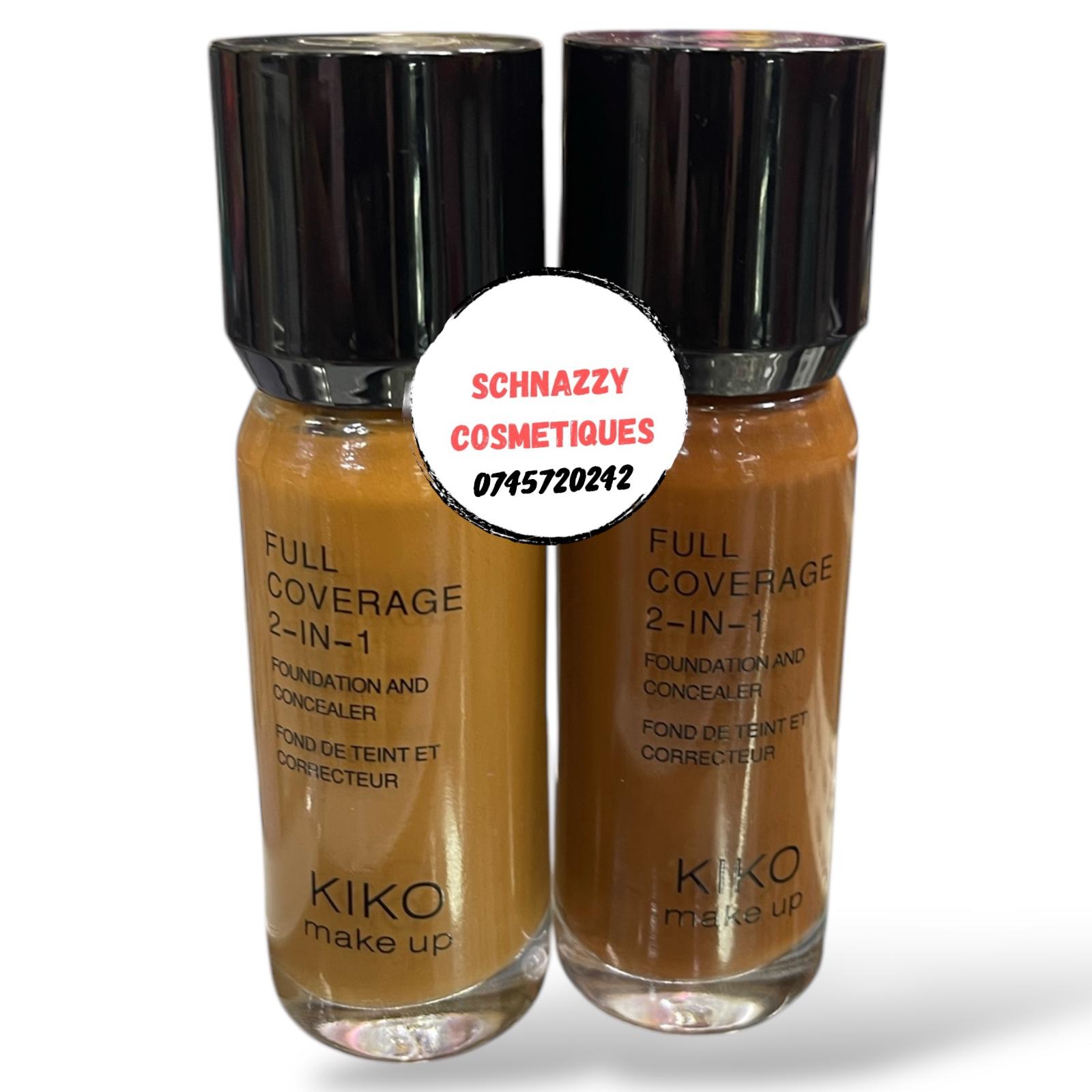 KIKO Makeup 2in1 Foundation and Concealer Longwear Liquid Foundation Full Coverage Blendable