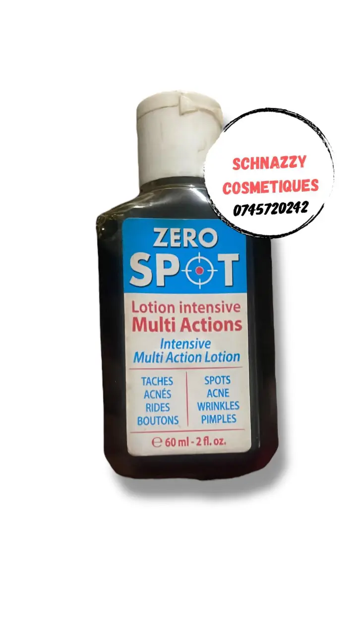 ZERO SPOT Lotion Intensive Multi Actions Intensive Muulti Action Lotion Spots Acne Wrinkles Pimples 60ml with Vitamin E Hops Extract Citric Acid Collagen Allantoin Chamomile