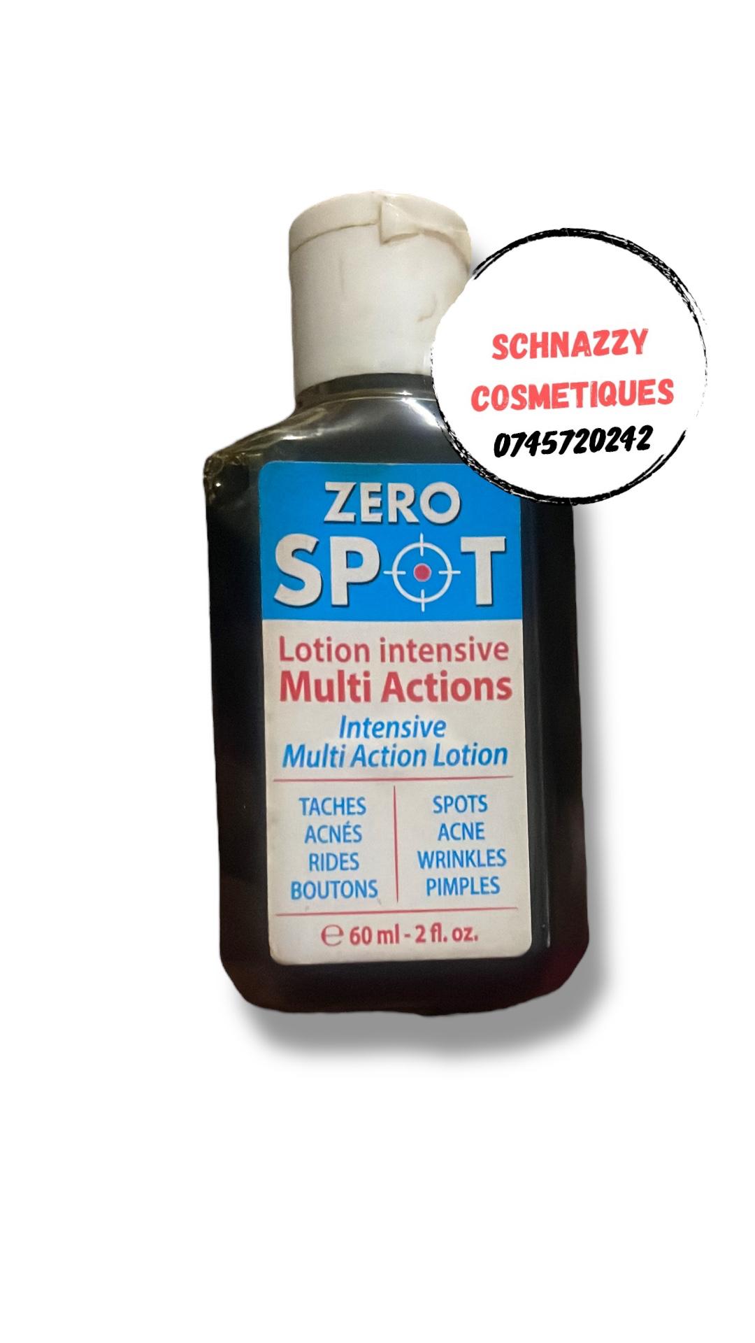 ZERO SPOT Lotion Intensive Multi Actions Intensive Muulti Action Lotion Spots Acne Wrinkles Pimples 60ml with Vitamin E Hops Extract Citric Acid Collagen Allantoin Chamomile