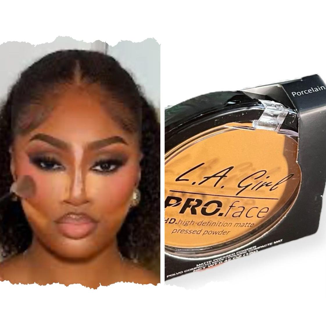 L.A.Girl Pro Face HD High Definition Matte Pressed Powder Oil Control Soft Matte Longwear Oil Control Sets Makeup in Place