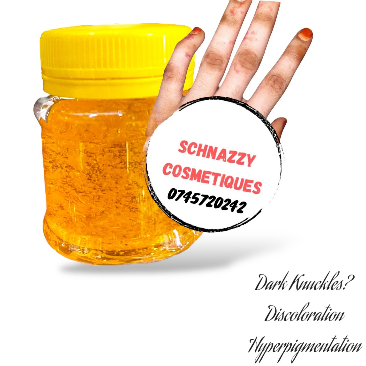 Dark Knuckles Gel Hyperpigmentation Discoloration Fades Stubborn Marks (Not for Face) Elbows Knees Hands Toes Feet Armpits Dark Inner Thighs (KENNITE)