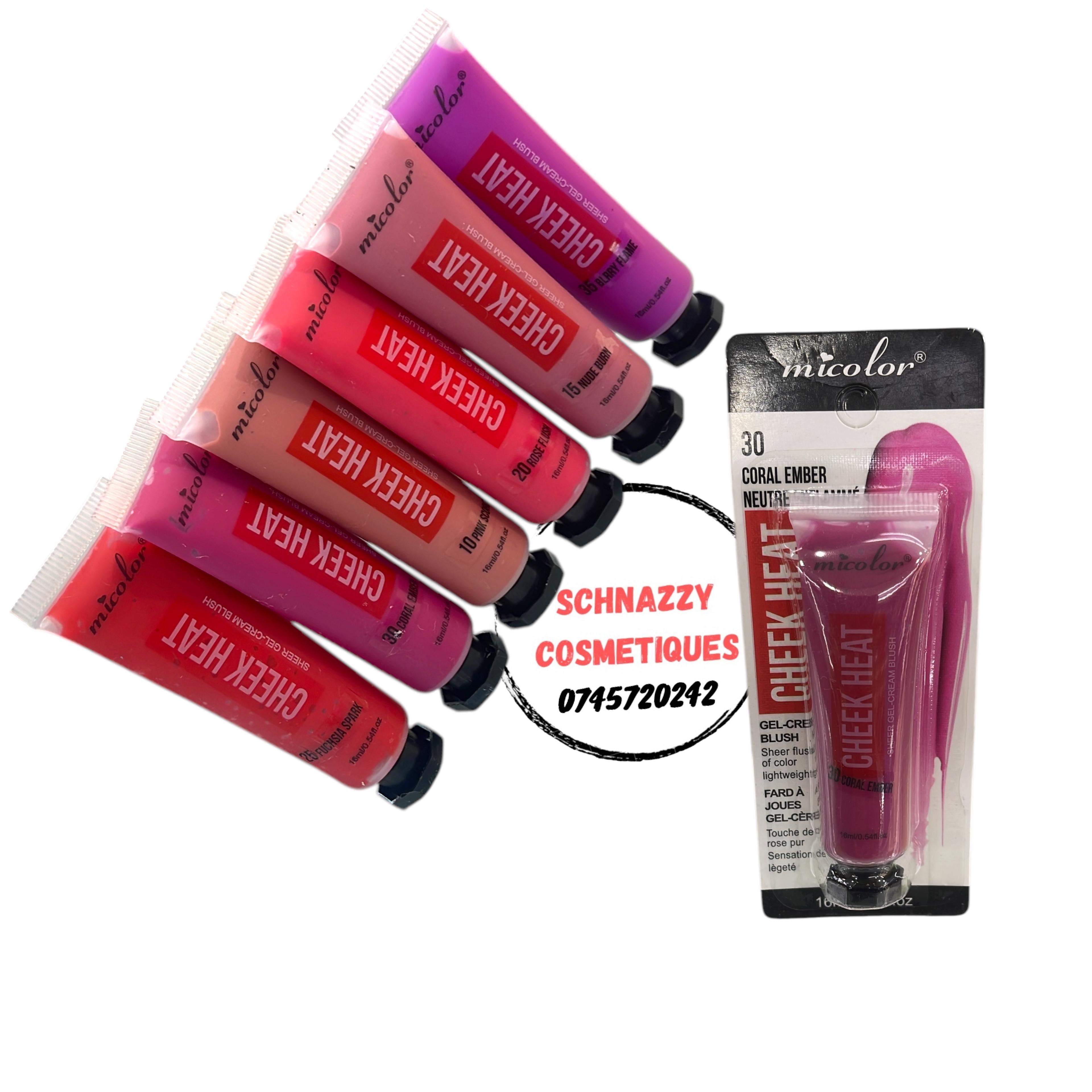 3pcs Cheek Heat Blush Infused with Colorful Pigments that Create a Buildable Natural Look Instant Tint Soft Dewy Finish from Subtle Color Hint to Dramatic Bold view 3