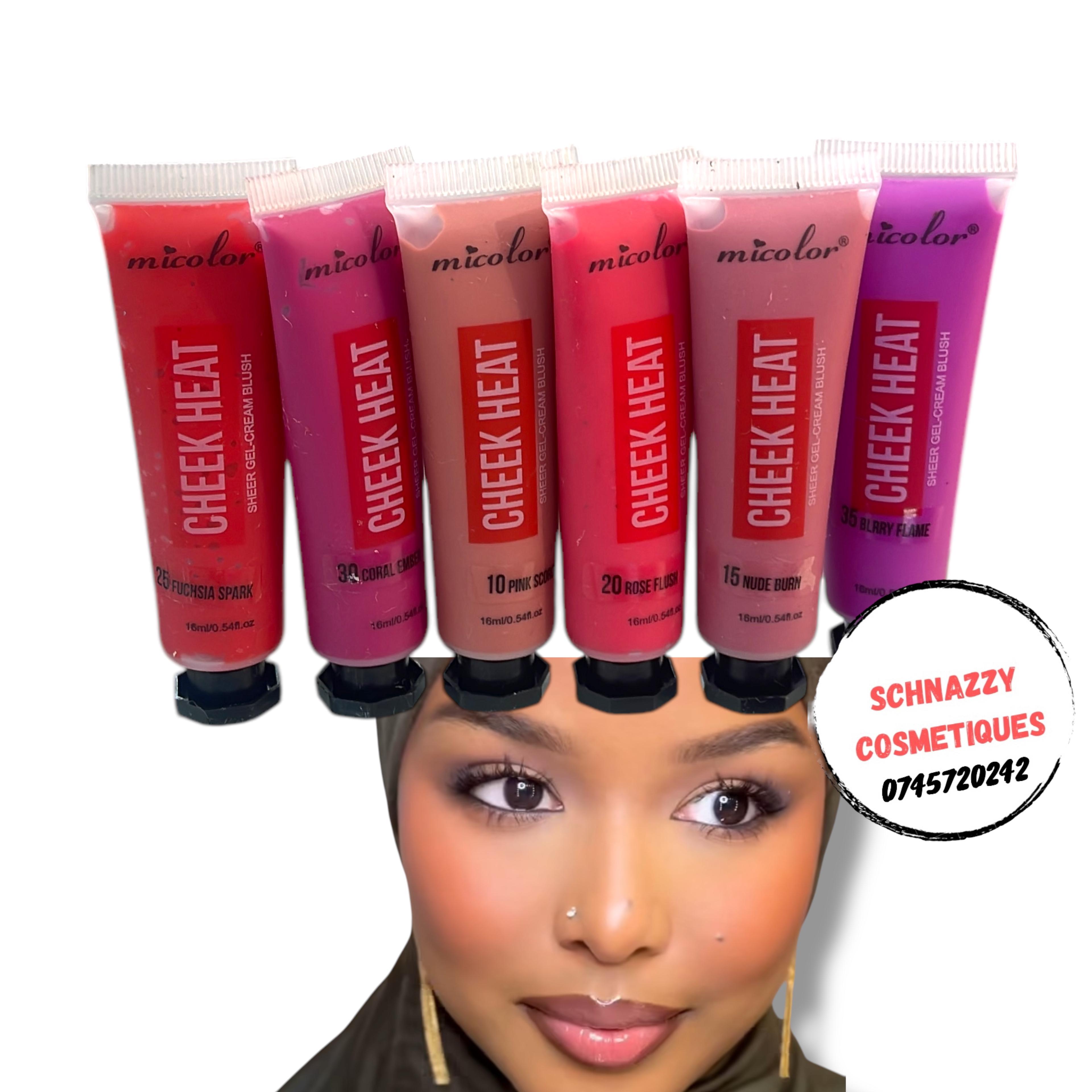 3pcs Cheek Heat Blush Infused with Colorful Pigments that Create a Buildable Natural Look Instant Tint Soft Dewy Finish from Subtle Color Hint to Dramatic Bold view 2