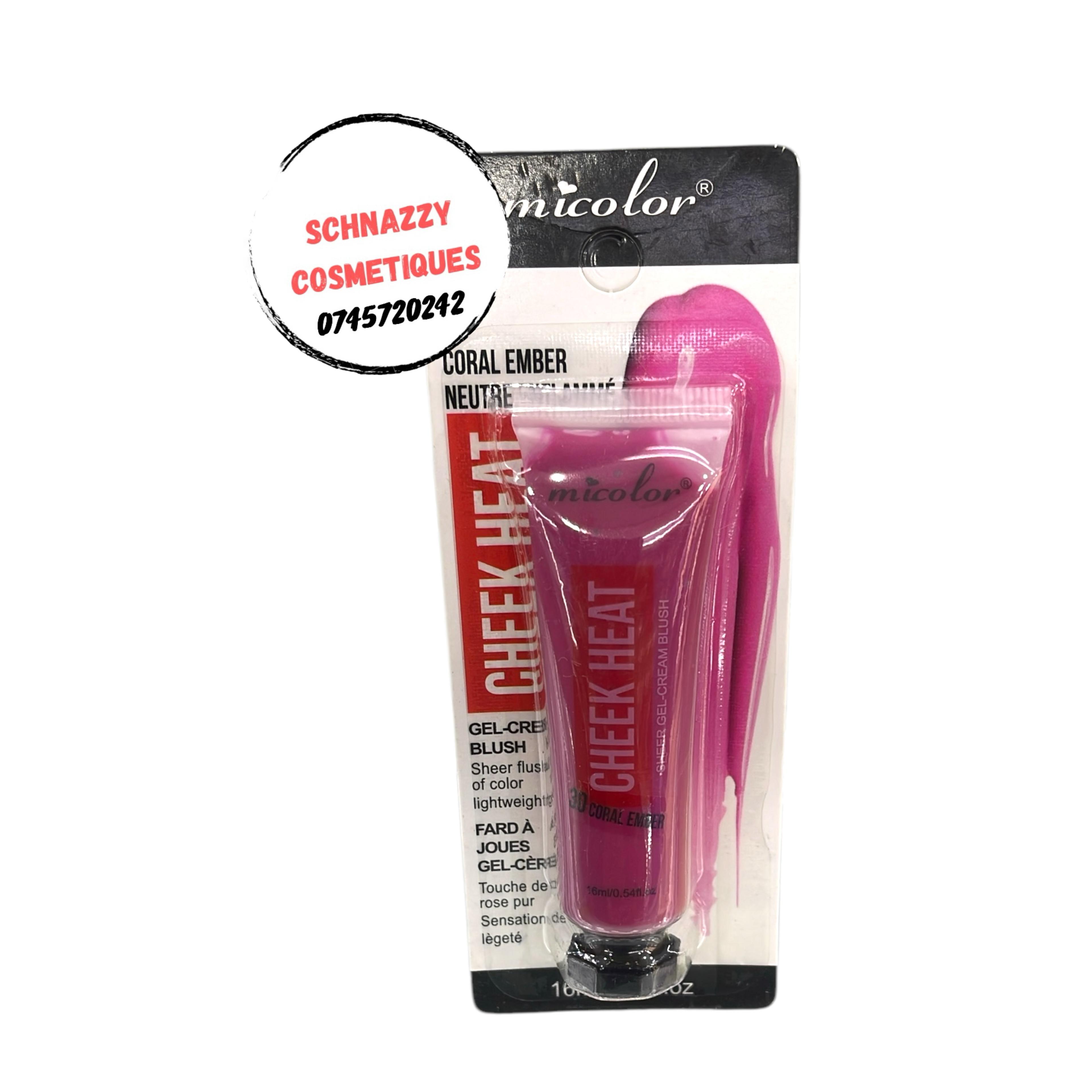 3pcs Cheek Heat Blush Infused with Colorful Pigments that Create a Buildable Natural Look Instant Tint Soft Dewy Finish from Subtle Color Hint to Dramatic Bold view 4