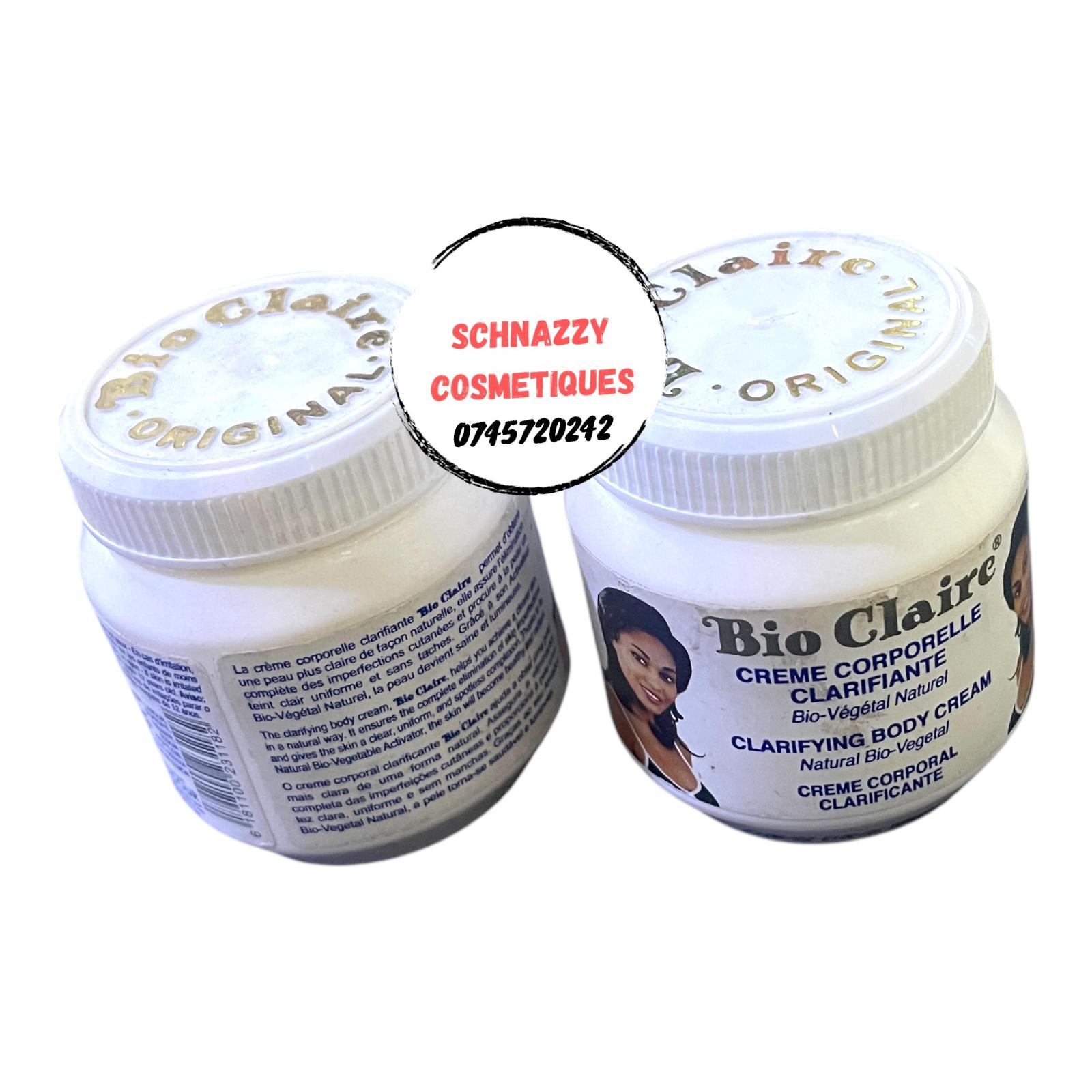 BIOCLAIRE Clarifying Body Cream Natural Bio Vegetal Activator for Clear Spotless Uniform Complexion Enhances Softness