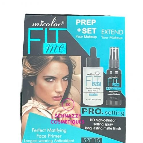 Micolor Prep+Set Longwear Mattifying Primer + HD Pro Setting Spray Micolor Prep Set Longwear Mattifying Primer + HD Pro Setting Spray view 3