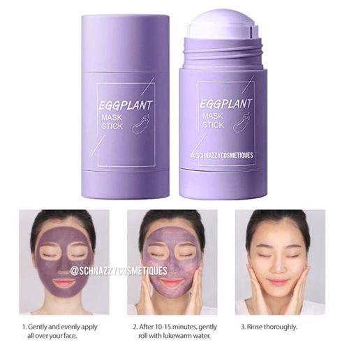 Green Tea Mask Mud Stick Under Eye Blackness Dark Circles Redness Sunburn Antiaging Promote Collagen Skin Clarity Acne Blackhead Smooth Clear Complexion Tighten Pores Clay Stick Mask