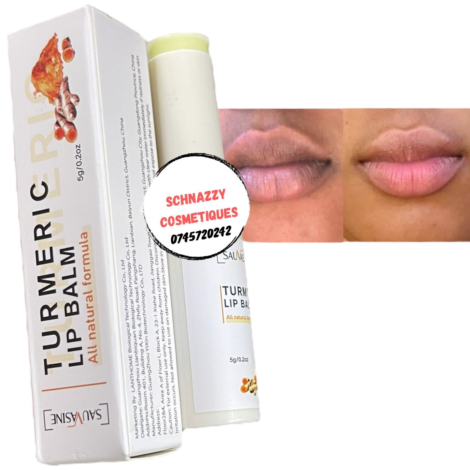 Lip Kit Pink Therapy + Turmeric Corrector Balm Moist Sunprotect Pinkish Healthy Lips Dark Lip Blemish Discoloration Treat Pigmentation, Dry Dull Cracked Chapped Lips Soft Nourished Healing Relieves