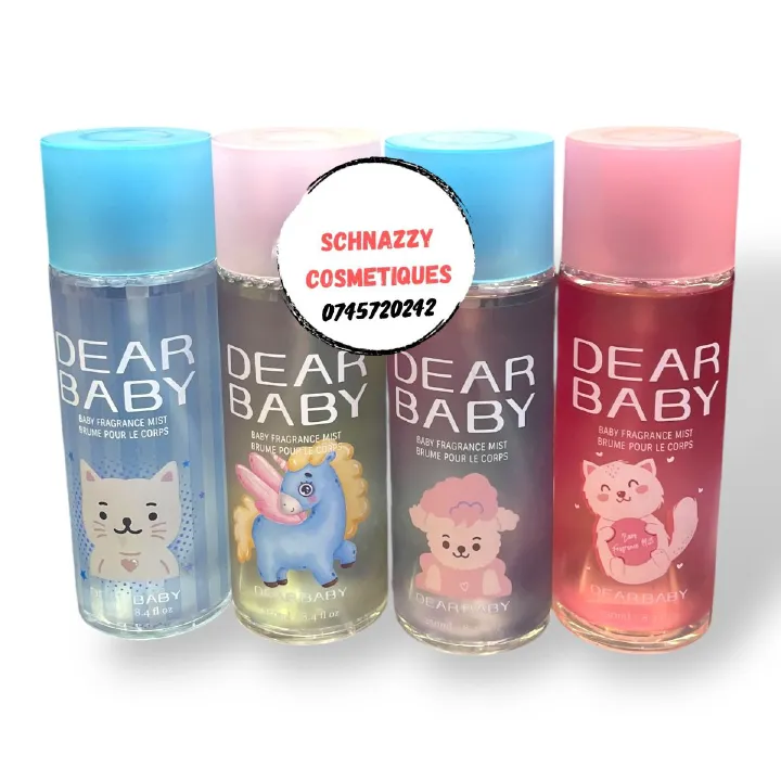 Dear Baby 250ml Baby Fragrance Mist Kids Children Perfume Smells Heavenly Subtle Comforting Luxury Unisex Child Gift Baby Gift