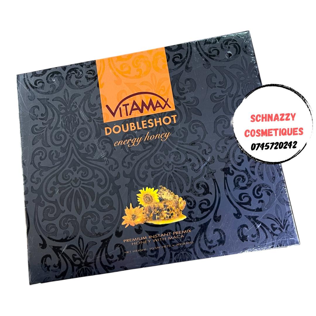 Vitamax Doubleshot Energy Potency for Men Libido Boost Stamina Vitality Perfomance Organic 10 Satchets Variations: Honey with Maca Premix or Energy Booster Coffee view 4
