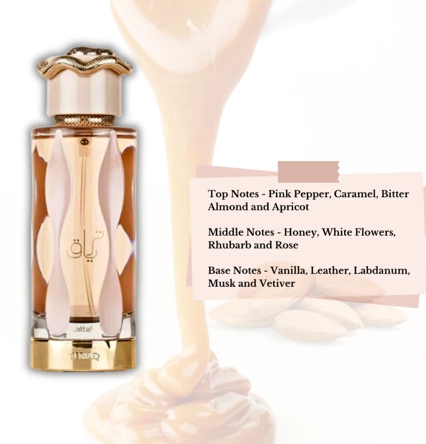 Lattafa Teriaq Unisex Perfume for Men and Women Oriental Spicy Fragrance 100ml (Variations: Teriaq Gold, Teriaq Intense Black)
