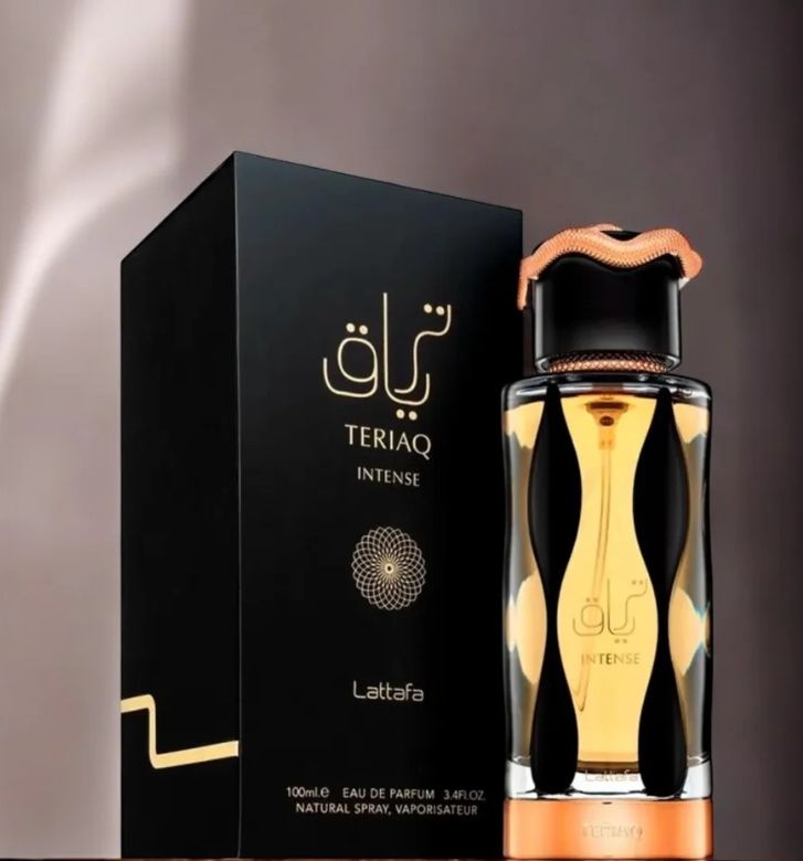Lattafa Teriaq Unisex Perfume for Men and Women Oriental Spicy Fragrance 100ml (Variations: Teriaq Gold, Teriaq Intense Black)