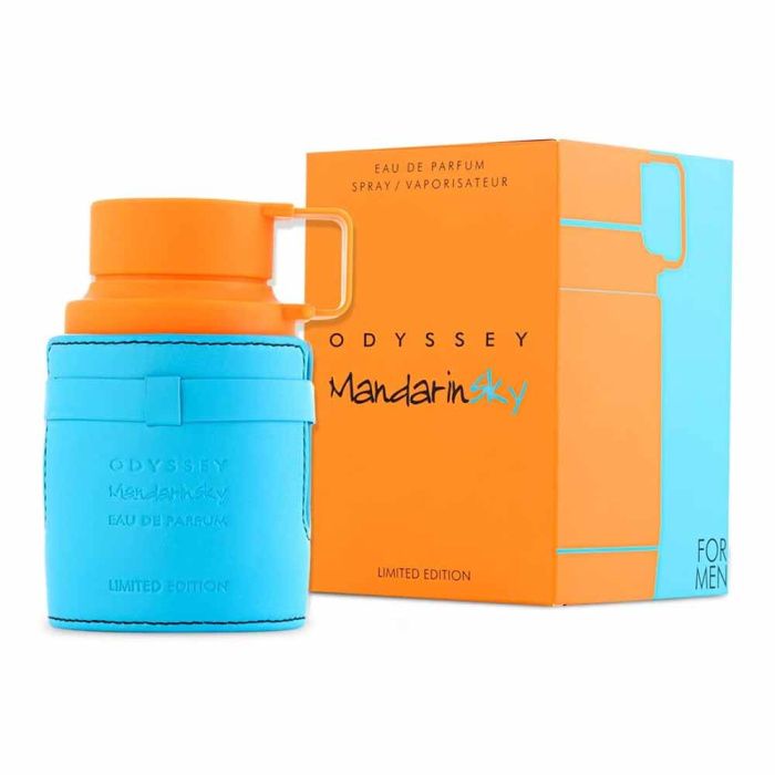 Armaf Odyssey Mandarin Sky Fragrance for Men 100ml Main Notes Mandarin Caramel Vetiver Zesty Citrus with Warm Woody Undertones