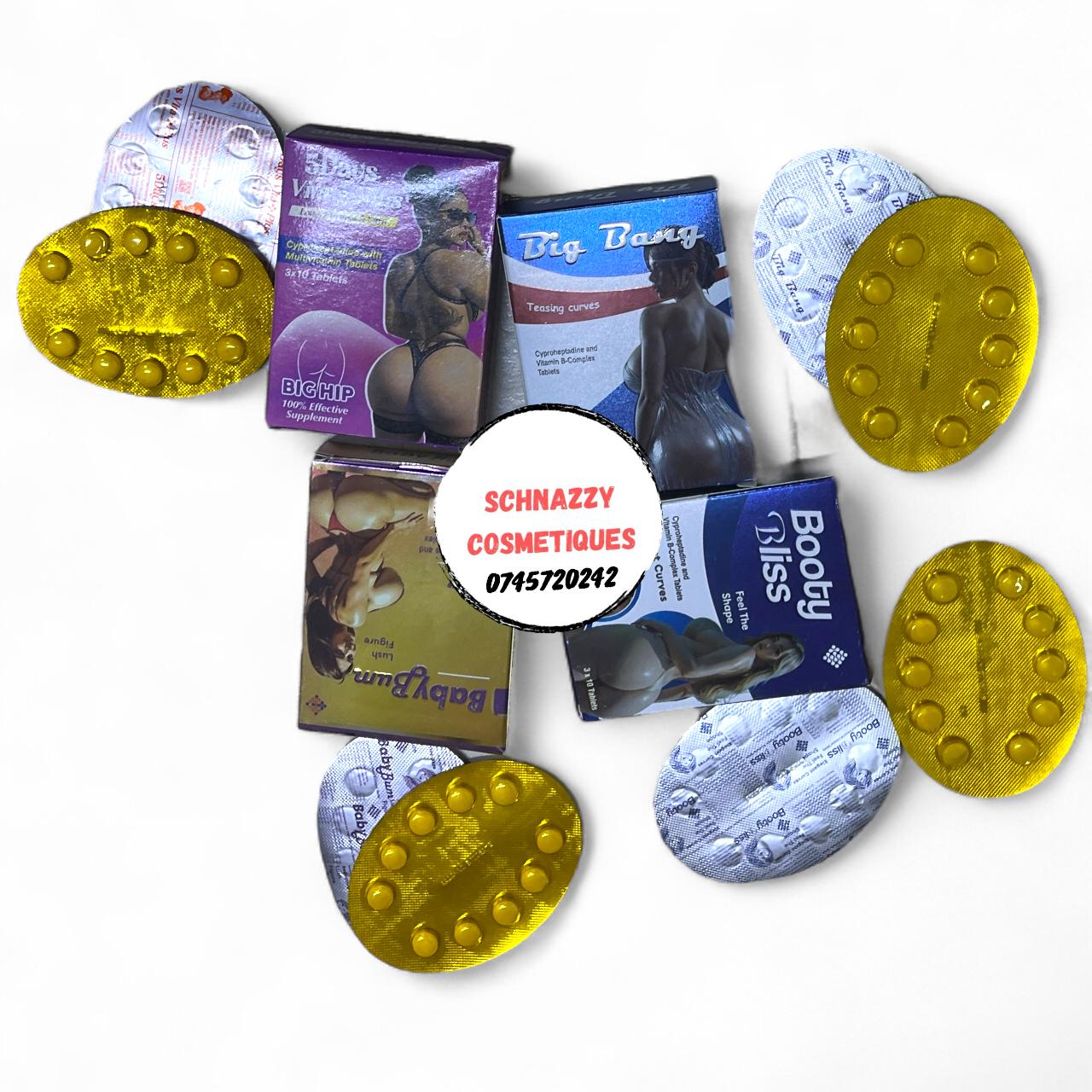 NEW!! Limited Time Offer Sale Trending Butt Boosters Big Hip Up Vita Plus Enhancer Bum Booty Enlargement Curves Shape Figure Breast Body Legs (Price of Ten Count - 10p)