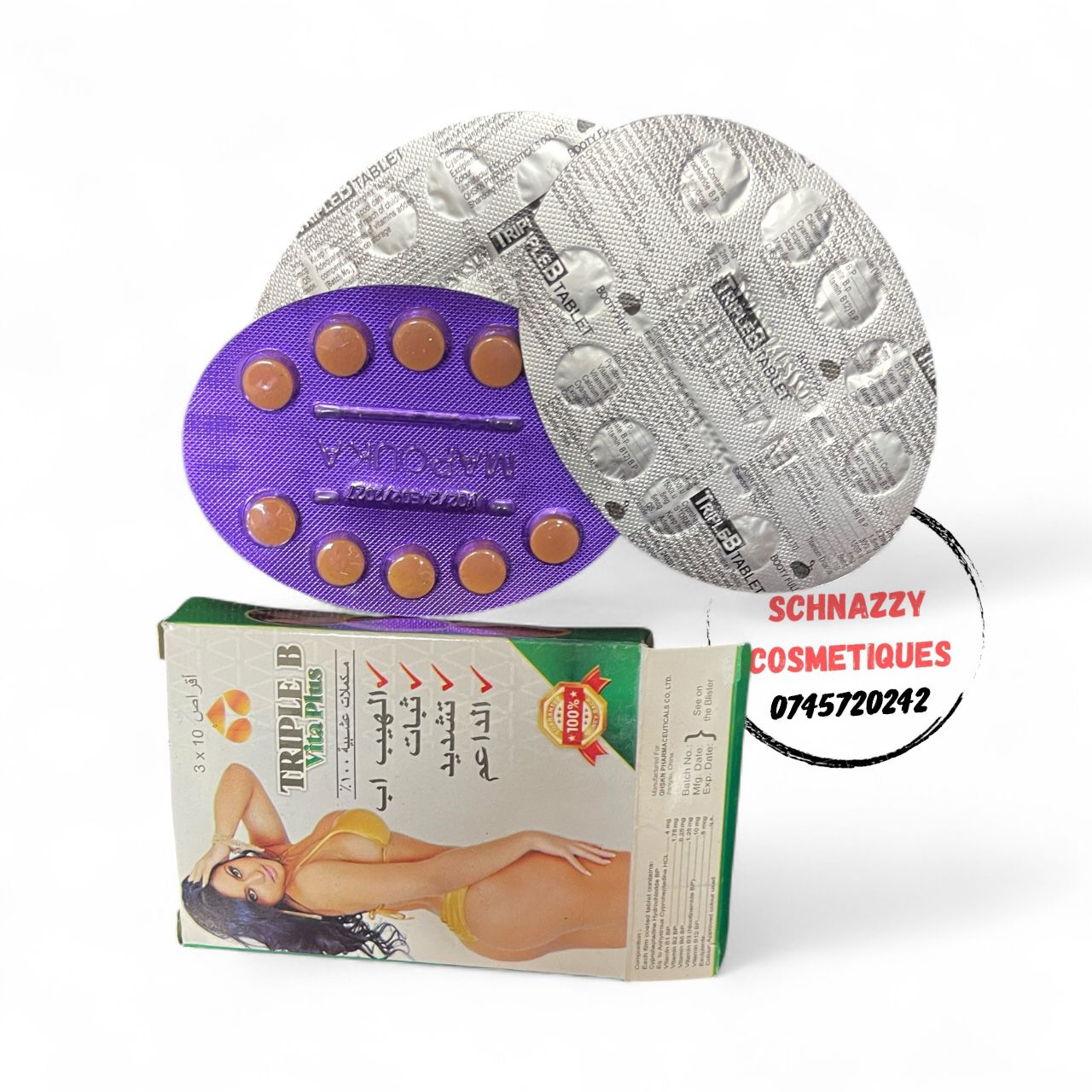 NEW!! Limited Time Offer Sale Trending Butt Boosters Big Hip Up Vita Plus Enhancer Bum Booty Enlargement Curves Shape Figure Breast Body Legs (Price of Ten Count - 10p)