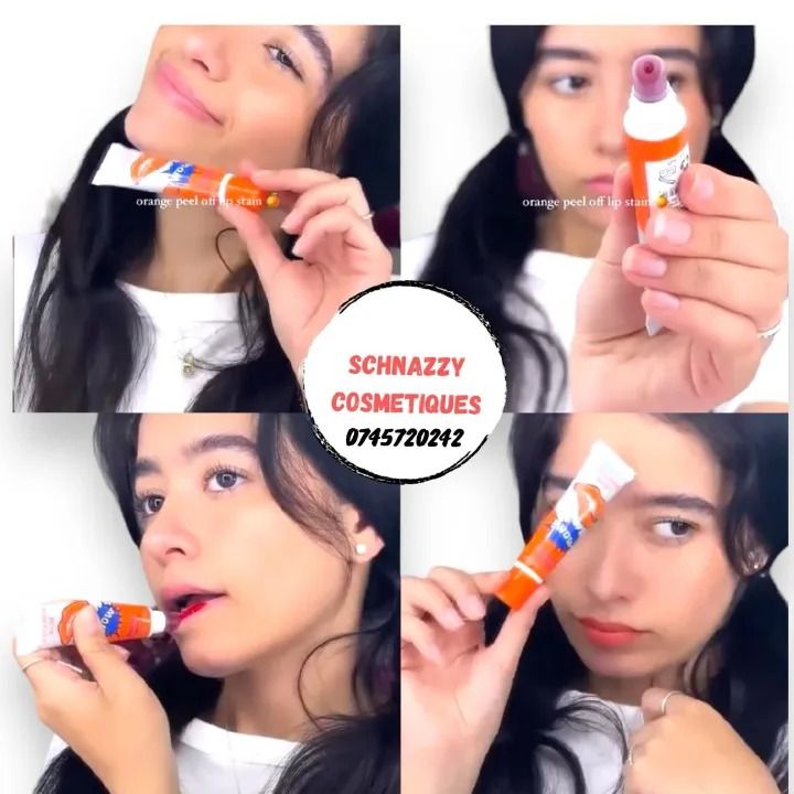 Lip Tint Peel Off Liquid Lipstick Pink Lips No Smudges No Color Transfer Blends with your Natural Lip Tone1 PIECE