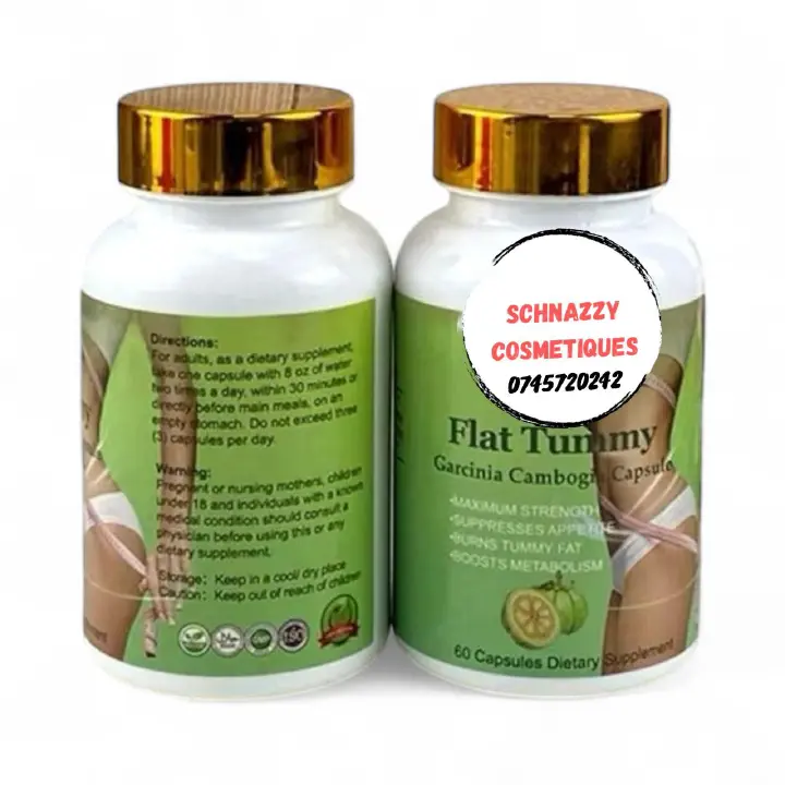 NEW!! LIMITED TIME OFFER!! Flat Tummy 60 Caps Garcinia Cambogia (Hydroxycitric Acid) Burns Belly Fat Suppresses Appetite Boosts Metabolism Effective Weightloss Tablets (#ozempic #weightloss #slimming)