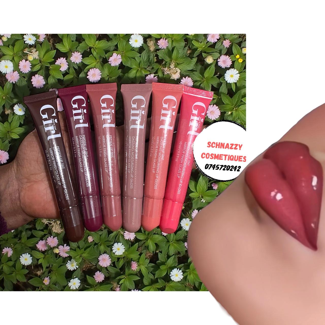 New!! Girl Lipgloss (1pc Selected Shade) Trendy Cute Pout Subtle Color Gloss Lipoil Lipstick Beaute Lippies Glide Smoothly Liquid Lipstick Pigmented Long Lasting Non-Sticky Glam Gloss view 3