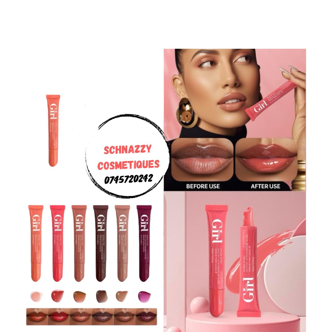 New!! Girl Lipgloss (1pc Selected Shade) Trendy Cute Pout Subtle Color Gloss Lipoil Lipstick Beaute Lippies Glide Smoothly Liquid Lipstick Pigmented Long Lasting Non-Sticky Glam Gloss