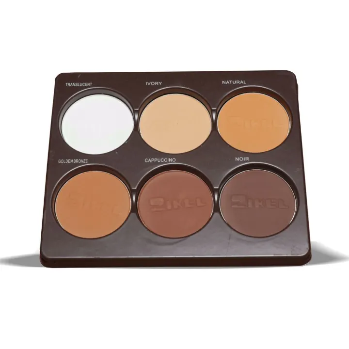 Zikel Powder Palette Contour Highlight Set High Definition Matte Delivers Full Coverage Smooth Assorted Shades Professional Artistry MUA Face Beat Palette