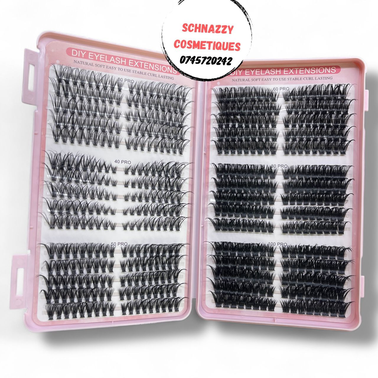 NEW!! Trending Limited Offer Sale Bulk Supply Lashtech Wallet Clustered Assorted Lengths Lashes Curl Mink Lash Fluffy Full Baddie Cluster Lashes Mini Strips Faux Human Hair Thick Dark Lashes