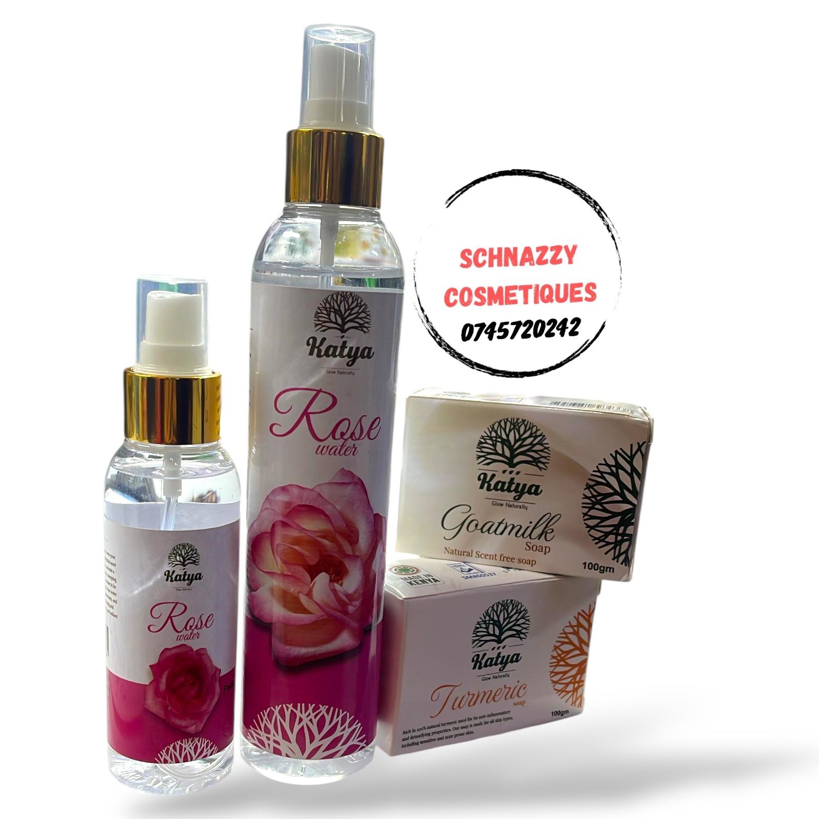 Katya Naturals Smooth Soft Even Skin Tone Refined Radiant Complexion ( Options to Choose: Handmade Soap Goatmilk Soap Turmeric Soap Coconut Soap Rose Water Toner)