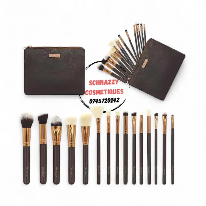 15 Piece Makeup Brush Set Professional Use MUA Essential Set Make Up Artist Face Brush Makeup Brush Set Foundation Brush Powder Brush VENINOW
