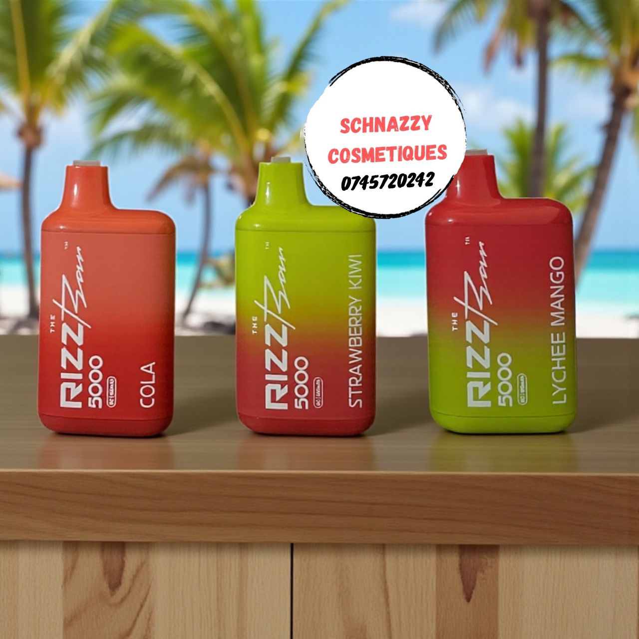 The Rizz Cloud Chasers Premium Disposable Smoker Vape Pen High Quality Constant Taste E-Cigarette Bar Stylish Sleek Portable Rechargeable 5% Nicot 10ml Capacity 5000 Puffs Smooth Flavor Vapors (18+)