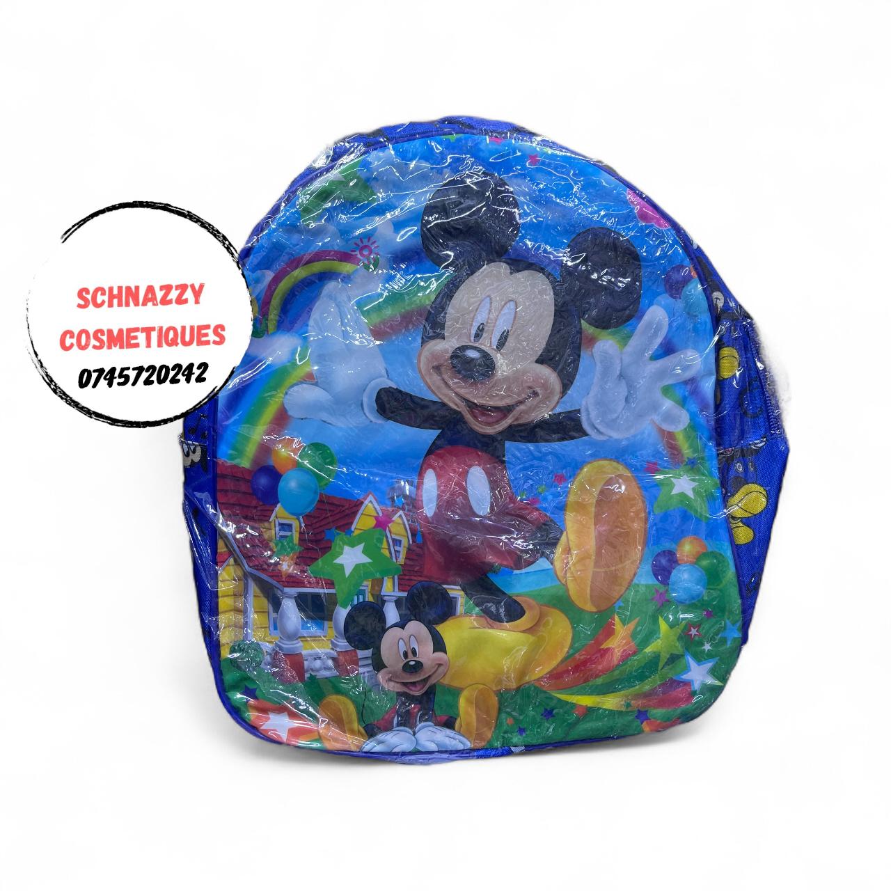 Mini School Bag Backpack Back to School Kindergarten Backpack Kiddies Kids Children Girl Boy CBC Disney Characters School Bag Mini Lightweight Disney Cartoon Character Backpack Lunchbag