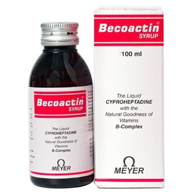 Meyer Becoactin Synergistic Combination of Cyproheptadine B Vitamins Improve Appetite Increase Weight Regulate Metabolism Tackles Eating Disorders Poor Appetite Weight loss